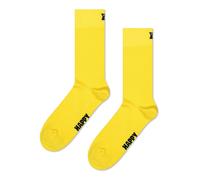Happy Socks Tagessocke Crew Solid gelb - 1 Paar, Größe 36-40