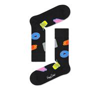 Happy Socks Tagessocke Crew The Simpsons All You Can Eat (Bio-Baumwolle) schwarz - 1 Paar, Größe 36-40