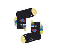 Happy Socks Tagessocke Kids Unicorn (Einhorn) schwarz 1er Boys/Girls, Größe 12-24M