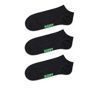 Happy Socks Unisex Sneaker Socken Solid 3er Pack 41|42|43|44|45|46 3 Stk.