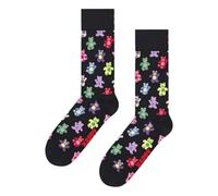 Happy Socks Socken mit Motiv-Print Modell 'Teddy Bear' in Black, Größe 36/40