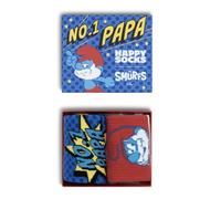 Happy Socks The Smurfs 2-Pack VATERTAG Papa Schlumpf
