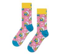 Happy Socks The Smurfs Floral Smurfette Sock Die Schlümpfe. Schlumpfine (DE/NL/SE/PL, Numerisch, 41, 46, Regular, Regular, Mehrfarbig)