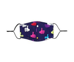 Happy Socks - Thumbs Up Face Cover - Unisex Gesichtsmaske - Mehrfarbig, Gr. One Size