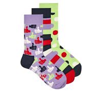 Happy Socks Unisex Thumbs Up Herrensocken, bunt, 41-46 (3er Pack)