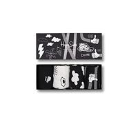 Happy Socks Unisex 4-pack Black And White Socks Gift Set Socken (4er Pack)