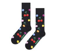 Happy Socks Cherry Baumwolle Socken Damen Herren Schwarz 41-46