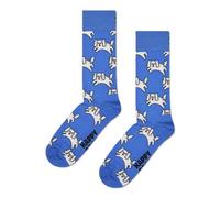 Happy Socks Unisex Cloud Dog Crew Socken, blau, 36-40
