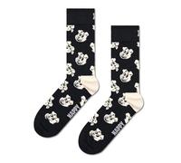 Happy Socks Unisex Doggo Socken, Schwarz, M/L