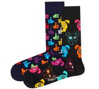 Happy Socks Unisex 2-pack Classic Dog, Mehrfarbig, 41-46 EU