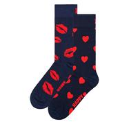 Happy Socks Unisex Socken, 2er Pack - Love Geschenkbox, Farbmix Valentine's Socks / 36-40 36-40 Blau