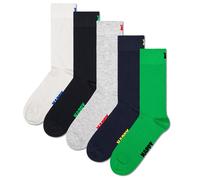 Happy socks 5P Solid Socks Multi-colour-2 Baumwolle Gr 41/46