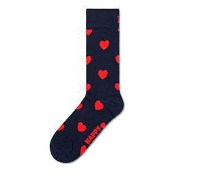 Happy Socks Unisex Socken - Love, Valentinstag, Geschenkbox Heart Socks Navy / 41-46 41-46 Blau