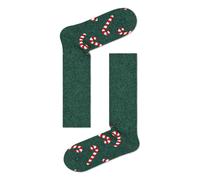 Happy Socks Wollsocke Crew Candy Cane (Zuckerstange) Cosy grün 1er, Größe 41-46
