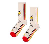 Happy Socks Tagessocke Crew Team Germany Football Sneaker beige - 1 Paar, Größe 36-40