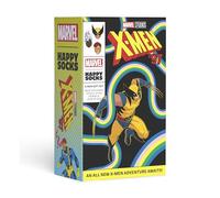 Happy Socks Tagessocke Crew Marvel X-Men Geschenkbox gelb - 3 Paar, Größe 41-46