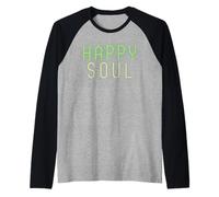 Happy Soul T-Shirt Herren Damen Kinder Raglan