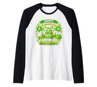 Happy St Patricks Day Its My Birthday Men Women Kids Toddler Raglan