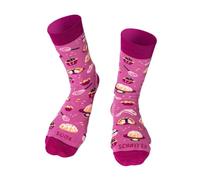 Happy Words Witzige Socken Herren und Damen - Weihnachtssocken Größe 35-40/41-46 - Lustige Socks Weihnachten mit Motiv - Baumwollsocken Bunt für Geschenke - Verschiedene Muster