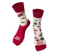 Happy Words Witzige Socken Herren und Damen - Weihnachtssocken Größe 35-40/41-46 - Lustige Socks Weihnachten mit Motiv - Baumwollsocken Bunt für Geschenke - Verschiedene Muster