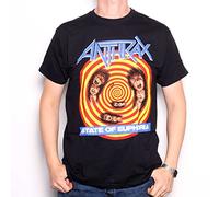 Happyfans Herren T-Shirt, State of Euphoria, GR. XX-Large (Herstellergröße: XXL), Schwarz (Black)