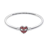 HappyStar Armkette Damen Silber 925, Damen Armband für Beads Charms，Kmpatibel Mit Pandora Charms.