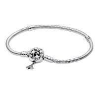 HappyStar Armkette Damen Silber 925, Damen Armband für Beads Charms，Kmpatibel Mit Pandora Charms.