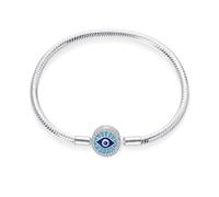 HappyStar Armkette Damen Silber 925, Damen Armband für Beads Charms，Kmpatibel Mit Pandora Charms.