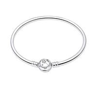 HappyStar Armkette Damen Silber 925, Damen Armband für Beads Charms，Kmpatibel Mit Pandora Charms.