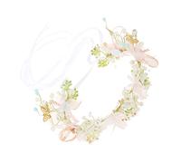 Happyyami 1 Stück Blumenkranz Haarband für Mädchen und Farbenfrohe Kunstblumen für Hochzeiten und Fotoshootings Bequemes Tragegefühl Langlebig und Realistisch