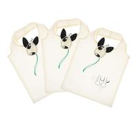 Happyyami 3 Stück pack Faltbare Einkaufstaschen aus Polyester mit Niedlichem Hundemotiv Wiederverwendbar und Umweltfreundlich für Reisen und Camping Geeignet