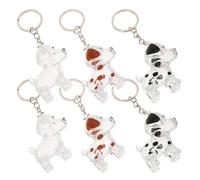 Happyyami 6-teiliger Schlüsselanhänger zum Gedenken an Tierhaare: Durchsichtige Andenkenbox für Haustiere für Schnurrhaare und Haare - Dekoration zum Aufhängen an der Tasche, kleines