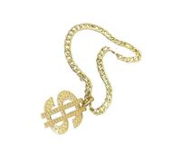 Happyyami Kreative Haustier Halskette aus Metall in Gold mit Anhänger Bequemer Schmuck für Katzen und Hunde Geschenk für Tierbesitzer bei Partys