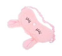 Happyyami Plüsch-schlafmaske für Reisen Nickerchen Nacht Weiche Augenmaske aus Plüsch für Frauen Vollständige Lichtblockade