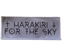 Harakiri For The Sky White Logo Patch