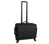 harayaa Professional Makeup Case Trolley Kosmetikkoffer Schminkkoffer Beautykoffer mit Ausziehbarem Griff Und Vier Leichtlaufrollen aus Wasserabweisendem Oxford mit Seitenfach Und Hauptfach für Beruf