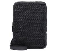 Harbour 2nd Anchor Love Bruna Umhängetasche Leder 15 cm schwarz