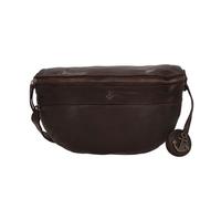 Gürteltasche HARBOUR 2ND "Jutta", Damen, Gr. B/H/T: 28cm x 18cm x 7cm, braun, Leder, Taschen Gürteltasche, Umhängetasche Bauchtasche mit Ankeranhänger (67181308-0) braun