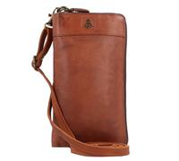 Geldbörse HARBOUR 2ND "Lina", Damen, braun (charming cognac), Leder, washed, Basic, Kleinlederwaren, Geldbeutel Portemonnaie mit RFID-Technologie (41779838-0) charming cognac