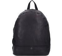 Cityrucksack HARBOUR 2ND "Meghan", Damen, Gr. B/H/T: 27cm x 30cm x 13cm, grau (ash), Leder, Rucksäcke Cityrucksack, aus Leder mit typischen Marken-Anker-Label und Schmuckanhänger (11355832-0) ash