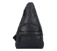 Harbour 2nd Anchor Love Merlin Umhängetasche Leder 23 cm schwarz