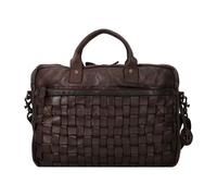 Harbour 2nd Blaise Aktentasche Leder 40 cm Laptopfach braun