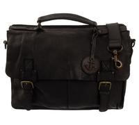 Harbour 2nd Cool Casual Bodil Aktentasche Leder 35 cm Laptopfach braun