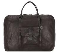 Harbour 2nd Cool Casual Big Boy Weekender Reisetasche Leder 65 cm schwarz