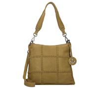 Harbour 2nd Fashion Lights Schultertasche Leder 33 cm grün