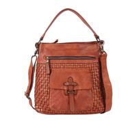 Harbour 2nd Urban Poets Iris-Up Schultertasche Leder 33 cm braun