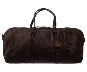 Harbour 2nd Jan Cool Casual Weekender-Stye Reisetasche Darkbrown