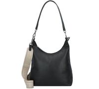Harbour 2nd Just Pure Emely Schultertasche Leder 30 cm schwarz