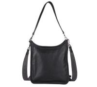 Harbour 2nd Just Pure Liara Schultertasche Leder 26 cm schwarz