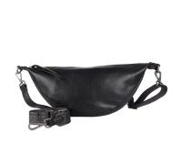 Umhängetasche HARBOUR 2ND "Novalie", Damen, Gr. B/H/T: 43cm x 19cm x 9cm, grau (ash), Rindsleder, Taschen, Schultertasche, Handtasche Damen (34048526-0) ash